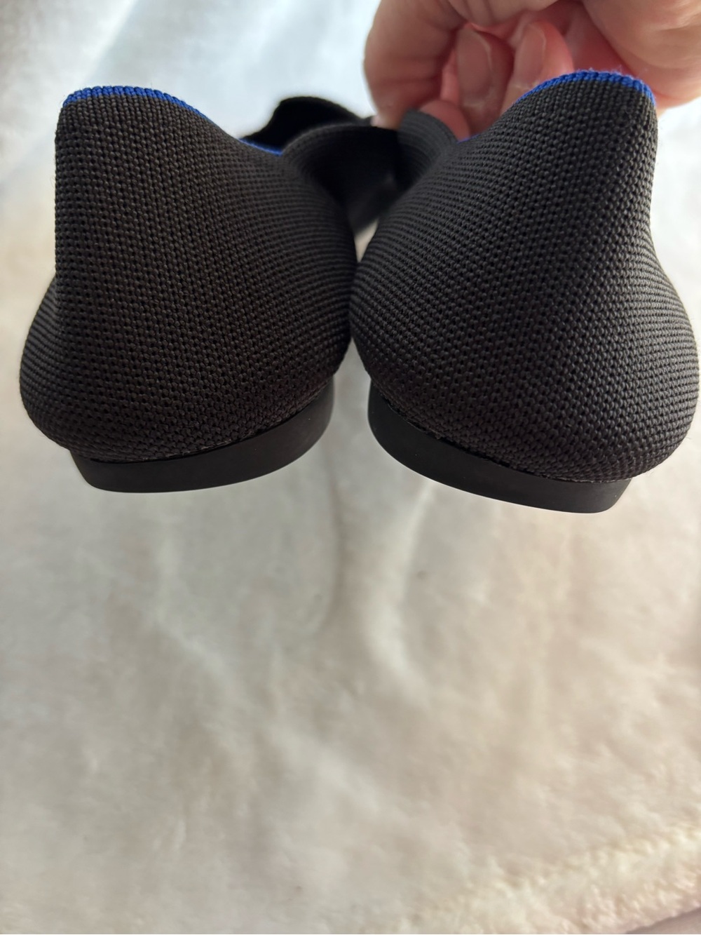 Rothy's Pointed Toe Black Ballet Flats 9.5 - Picture 7 of 9